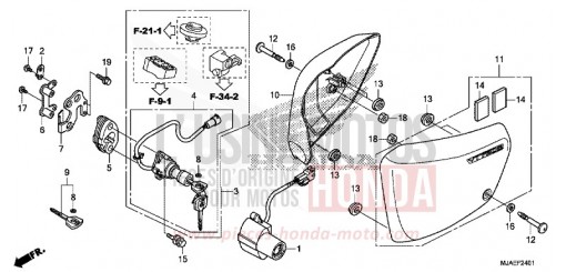 SIDE COVER (VT750S) VT750SE de 2014